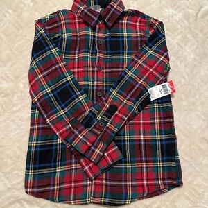Colorful Plaid Boys' Shirt